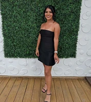So Your Vibe Strapless A-line Mini Dress