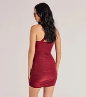 Cross Your Mind X-Back Short Dress
