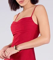 Sleek Sophistication A-Line Pleated Mini Dress