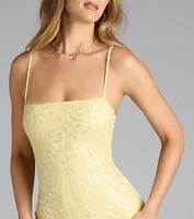Bring The Party Sequin Bodycon Mini Dress