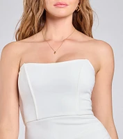 Unforgettable Allure Strapless Corset Mini Dress