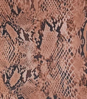 Wildly Charming Snake Print Crop Top