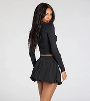 Start With The Basic V-Neck Crop Top
