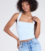 Essential Energy Halter Crop Top