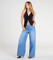 Routinely Cute Halter Knot Crop Top