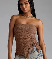 Trendy Era Sheer Mesh Tube Top