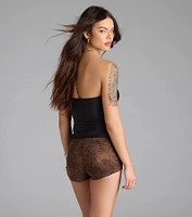 Alluring Muse Cutout Tube Top