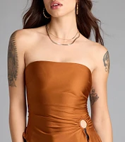 Alluring Muse Cutout Tube Top