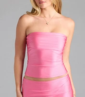 Carefree And Cute Crop Tube Top