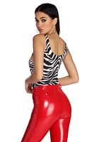 Striped Instincts Zebra Bodysuit