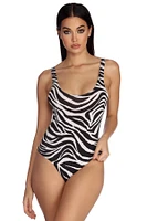 Striped Instincts Zebra Bodysuit