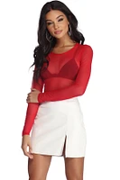 Love's A Mesh Bodysuit