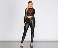 Mesh To Impress Crop Top