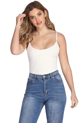 Lace Up Back Bodysuit