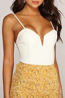 Gettin' Knit Sleeveless Bodysuit