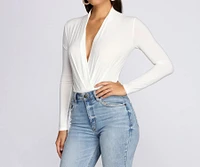 Just Pleat It Bodysuit