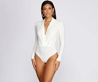 Just Pleat It Bodysuit