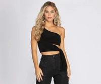 It's A Cinch Crop Top