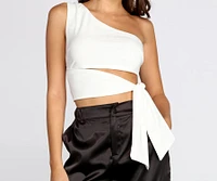 It's A Cinch Crop Top