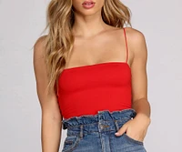 Cropped And Basic Tank