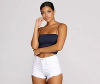 Cropped And Basic Tank