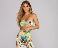 Lush And Lavish Crop Top