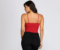 Hot Fire Bustier Bodysuit