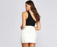 Shake It Off-Shoulder Bodysuit