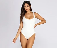 Square Neck Tank Bodysuit