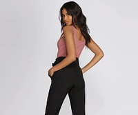 Square Neck Tank Bodysuit