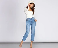 Basic Babe Scoop Top