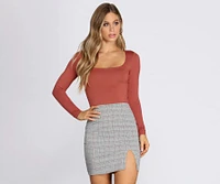 Basic Babe Scoop Top