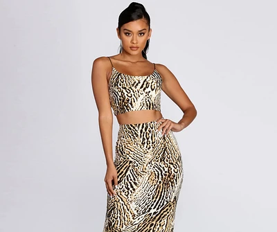 Feeling Wild Crop Top