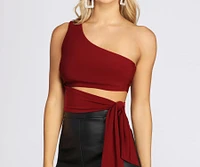 It's A Cinch Crop Top