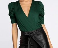 Power Puff Sleeve Bodysuit
