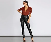 Power Puff Sleeve Bodysuit