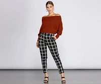 Comfy Chic Ribbed Knit Top