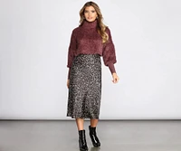 Cozy Cropped Fuzzy Sweater