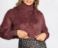 Cozy Cropped Fuzzy Sweater