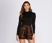 Mock Neck Basic Bodysuit