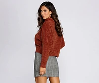 Cozy Chenille Turtleneck Sweater