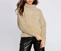 Cozy Chenille Turtleneck Sweater