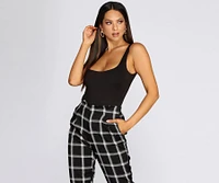 Square Neck Tank Bodysuit