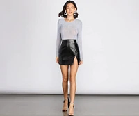 Mesh Icy Heat Stone Bodysuit