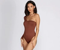 One Sleeve Knit Bodysuit