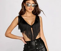 Forever Fringe Crop Top