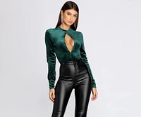 That's A Look Velvet Bodysuit