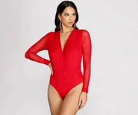 A Hot Mesh Bodysuit