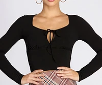 Such A Flirt Crop Top