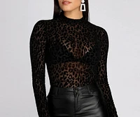 Spot Me Leopard Bodysuit